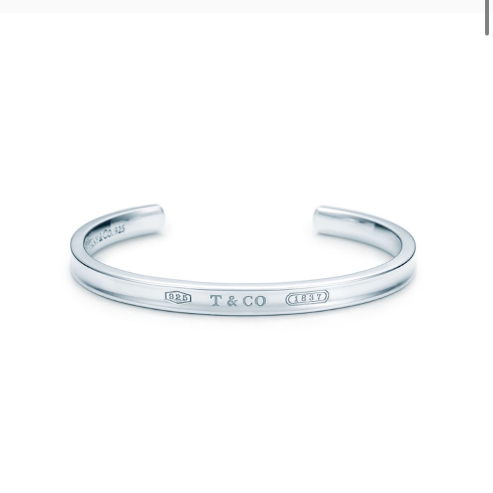 Tiffany & Co 1837 Narrow Sterling Silver Bracelet